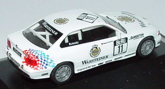 Foto 1:87 BMW M3 Coupé (E36) Gruppe N Menton, Warsteiner Nr.11, Sabine Schmitz Werbemodell herpa 80419420607