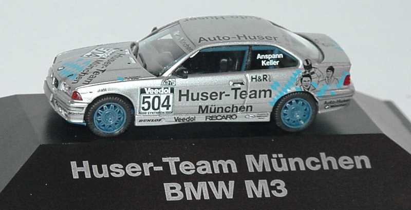 Foto 1:87 BMW M3 Coupé (E36) Huser-Team München Nr.504, Anspann, Keller herpa