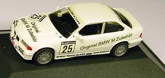 Foto 1:87 BMW M3 Coupé (E36) Original BMW M Zubehör Nr.25 (Handmade) herpa