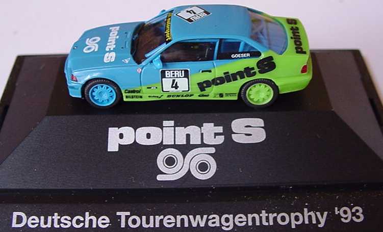 Foto 1:87 BMW M3 Coupé (E36) Point S Nr. 4, Goeser (DTT 1993) herpa