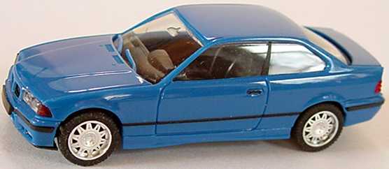 Foto 1:87 BMW M3 Coupé (E36) blau, Felgen verchromt herpa 021173