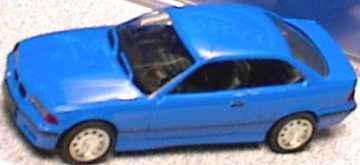 Foto 1:87 BMW M3 Coupé (E36) blau herpa 021173