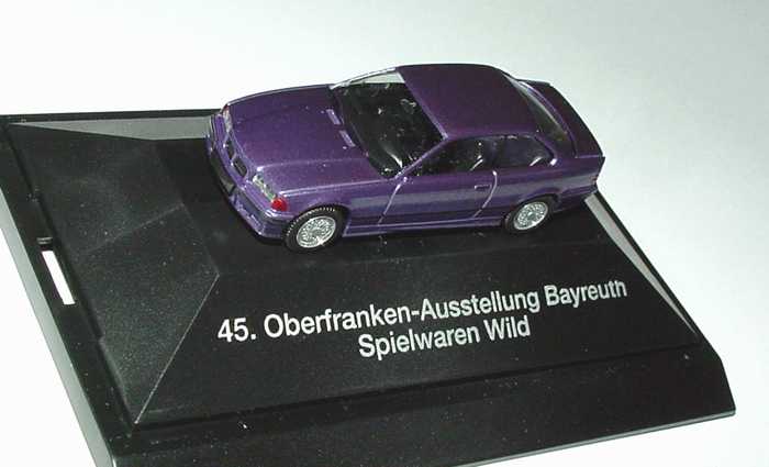 Foto 1:87 BMW M3 Coupé (E36) daytonaviolett-met. 45. Oberfranken-Ausstellung Bayreuth herpa