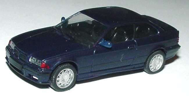 Foto 1:87 BMW M3 Coupé (E36) dunkelblaumet., Felgen verchromt herpa 031172