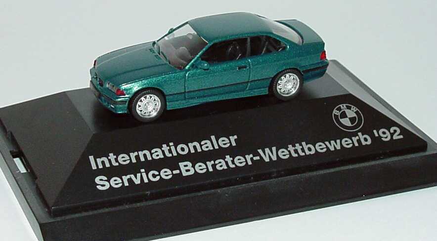 Foto 1:87 BMW M3 Coupé (E36) grün-met. Internationaler Service-Berater-Wettbewerb 92 herpa 82229417824