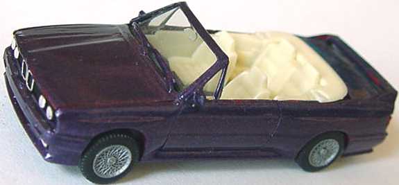 Foto 1:87 BMW M3 (E30) Cabrio violett-met. (Umbau) herpa