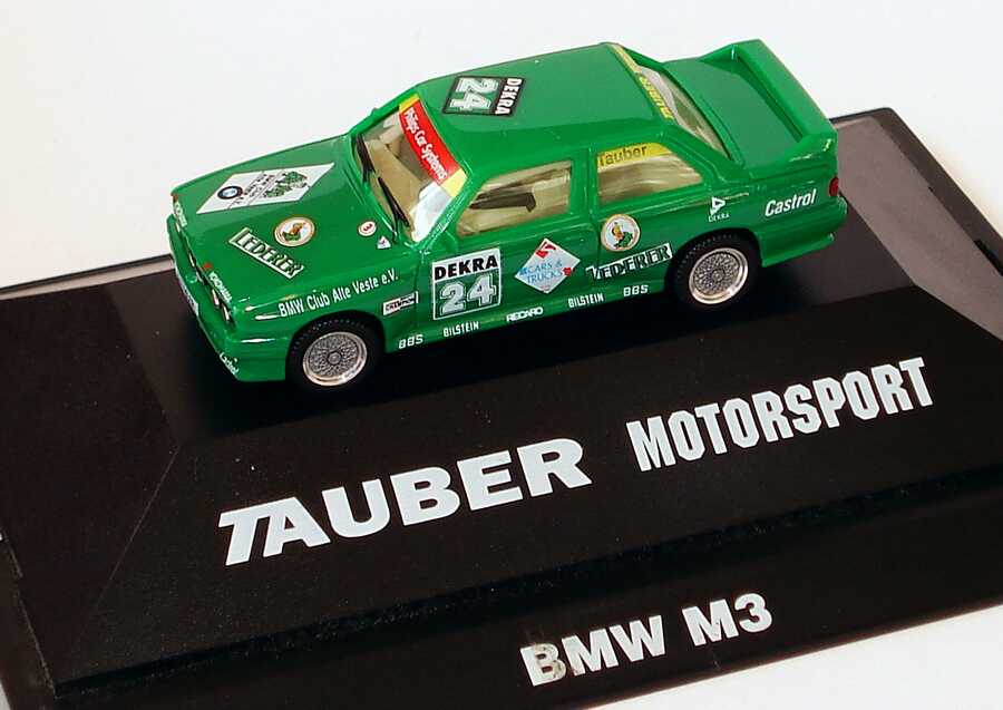 Foto 1:87 BMW M3 (E30) DTC ´92 Tauber Motorsport, Lederer, Cars & Trucks Nr.24, Tauber herpa