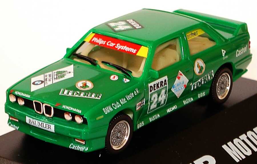 Foto 1:87 BMW M3 (E30) DTC ´92 Tauber Motorsport, Lederer, Cars & Trucks Nr.24, Tauber herpa