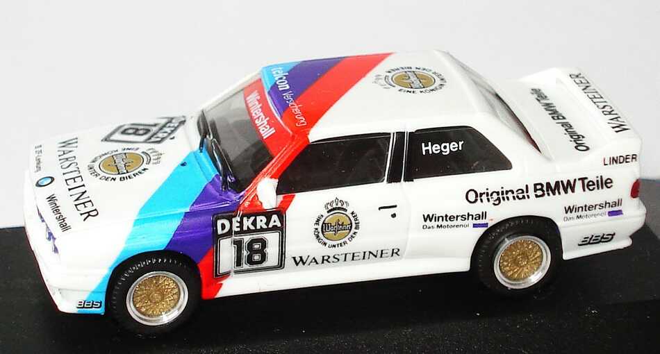 Foto 1:87 BMW M3 (E30) DTM 1989 Linder Nr.18, Heger Werbemodell herpa 82229417882