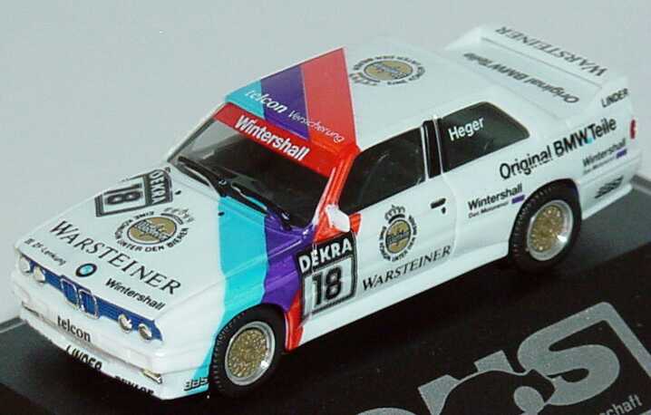 Foto 1:87 BMW M3 (E30) DTM 1989 Linder Nr.18, Heger herpa 3512