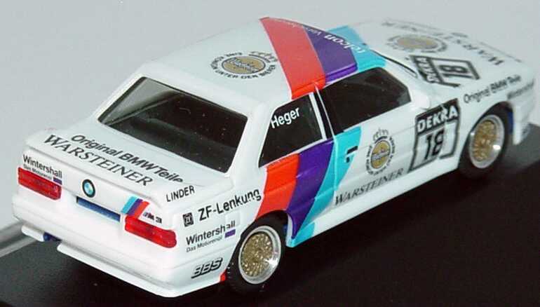 Foto 1:87 BMW M3 (E30) DTM 1989 Linder Nr.18, Heger herpa 3512