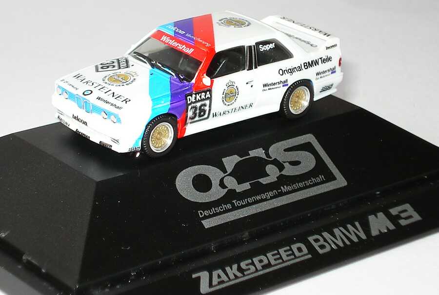 Foto 1:87 BMW M3 (E30) DTM 1989 Zakspeed Nr.36, Soper herpa 3516
