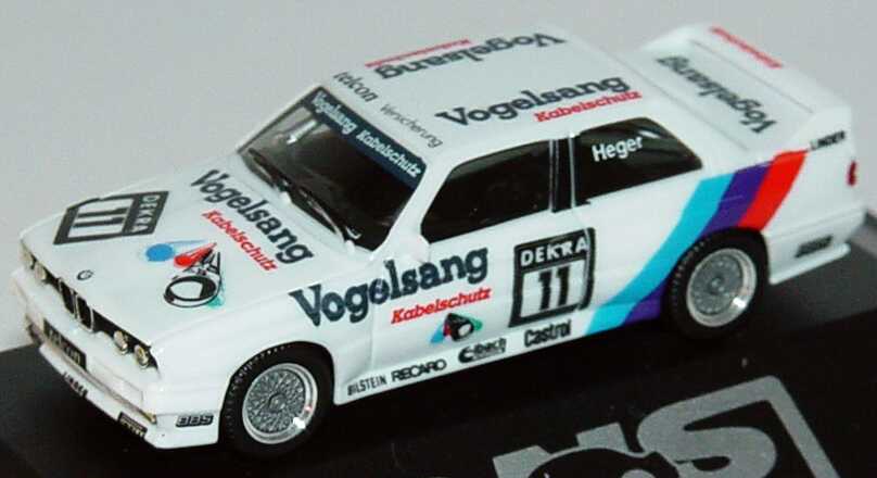 Foto 1:87 BMW M3 E30 DTM 1990 Linder Vogelsang Nr.11 Altfried Heger - herpa 3526