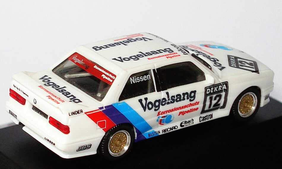 Foto 1:87 BMW M3 (E30) DTM 1990 Linder, Vogelsang Nr.12, Nissen herpa 3527