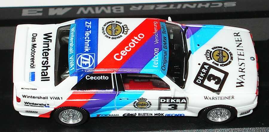 Foto 1:87 BMW M3 (E30) DTM 1990 Schnitzer Nr.3, Cecotto Werbemodell herpa 82229417842
