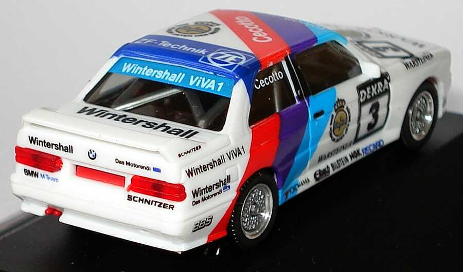 Foto 1:87 BMW M3 (E30) DTM 1990 Schnitzer Nr.3, Cecotto herpa 3525