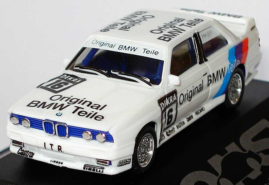 Foto 1:87 BMW M3 (E30) DTM 1991 Linder, Original BMW Teile Nr.16, Heger herpa 3533