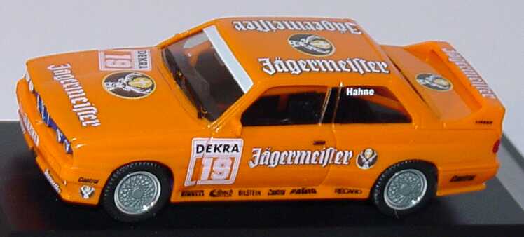 Foto 1:87 BMW M3 (E30) DTM 1992 Linder, Jägermeister Nr.19, Hahne herpa 035491