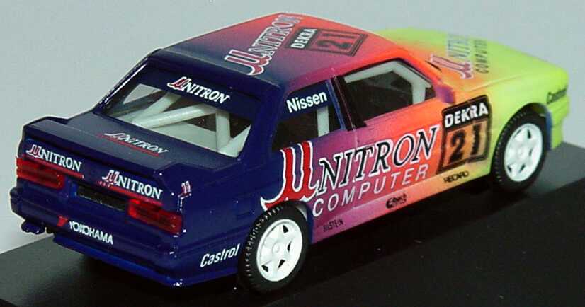 Foto 1:87 BMW M3 (E30) DTM 1992 Unitron Nr.21, Nissen (Raceland Exclusivmodell) herpa