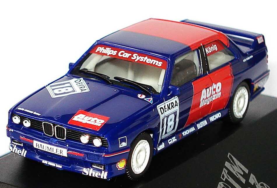 Foto 1:87 BMW M3 (E30) DTM 1993 Auto Maass, Auto Magazin Nr.18, König herpa 035774