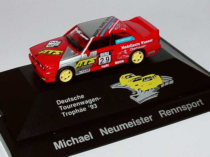 Foto 1:87 BMW M3 (E30) DTT 1993 ATS, Modellauto Wanner Nr.29, Neumeister M. Neumeister Rennsport herpa