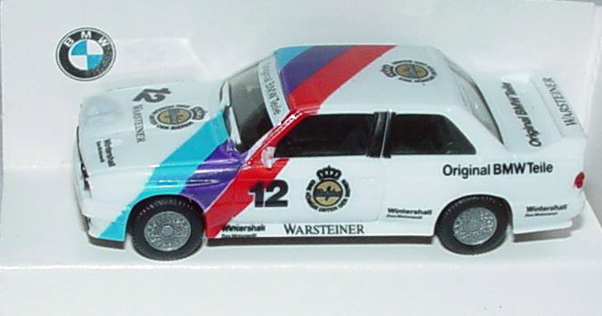 Foto 1:87 BMW M3 (E30) Original BMW Teile, Warsteiner Nr.12 Werbemodell herpa 9417226