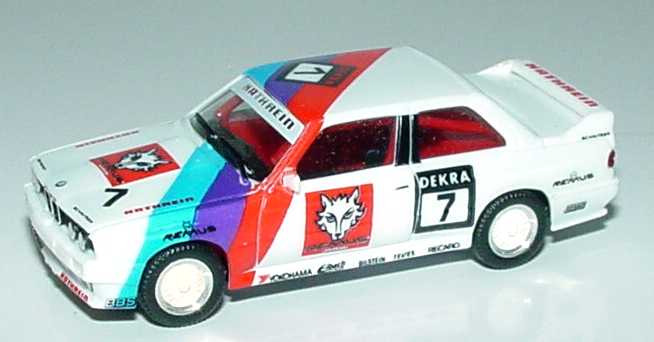 Foto 1:87 BMW M3 (E30) Remus/Kathrein Nr.7, Dieter Quester (DuÖTM 1992) (ohne PC-Box) herpa 035743