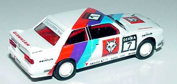 Foto 1:87 BMW M3 (E30) Remus/Kathrein Nr.7, Dieter Quester (DuÖTM 1992) (ohne PC-Box) herpa 035743