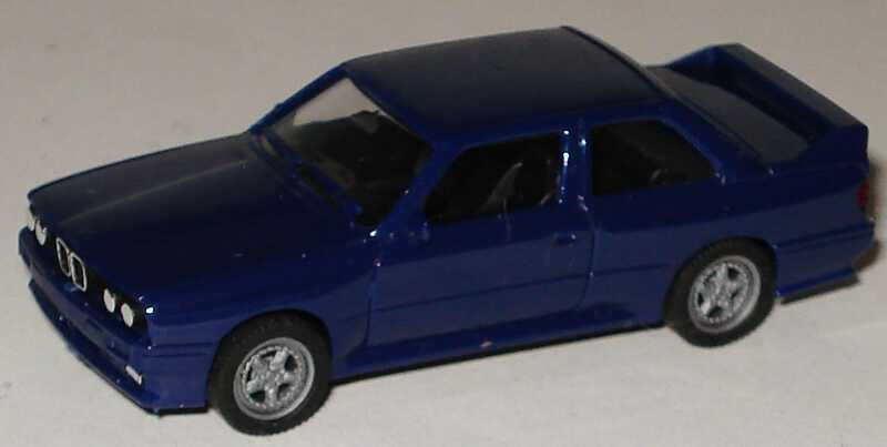 Foto 1:87 BMW M3 (E30) Schnitzer S3 Sport 2.5 dunkelblau herpa 022514