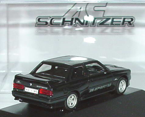 Foto 1:87 BMW M3 (E30) Schnitzer S3 Sport 2.5 schwarz Werbemodell herpa 99982230057