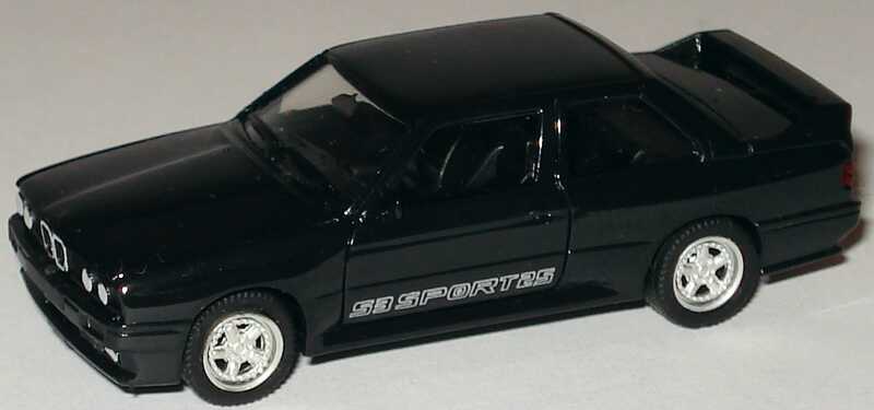 Foto 1:87 BMW M3 (E30) Schnitzer S3 Sport 2.5 schwarz herpa 100991