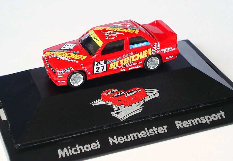 Foto 1:87 BMW M3 (E30) Streicher Nr.27, Streicher (Michael Neumeister Rennsport) herpa