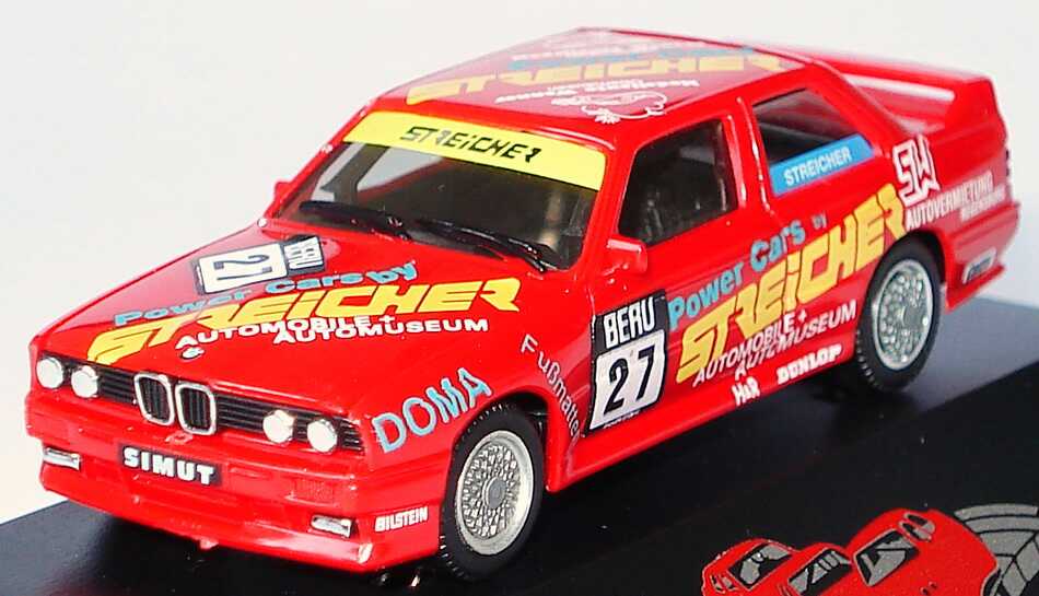 Foto 1:87 BMW M3 (E30) Streicher Nr.27, Streicher (Michael Neumeister Rennsport) herpa