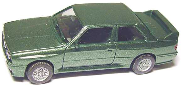 Foto 1:87 BMW M3 (E30) dunkelgrün-met. herpa 030619