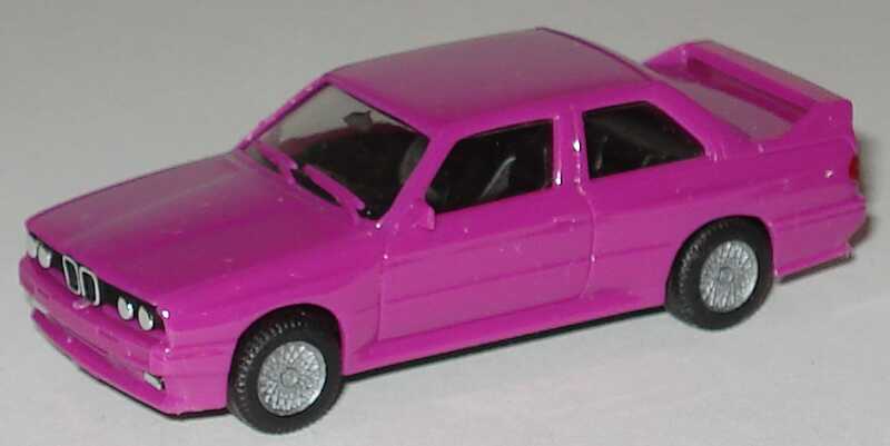 Foto 1:87 BMW M3 (E30) pink herpa 020619