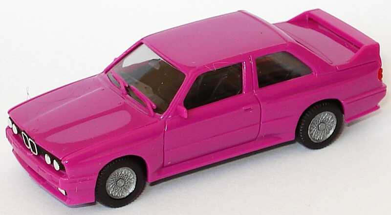 Foto 1:87 BMW M3 (E30) pink herpa 020619