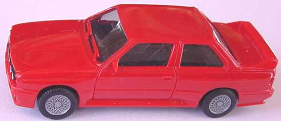 Foto 1:87 BMW M3 E30 rot - herpa 020619