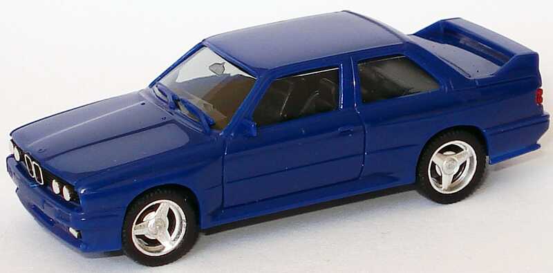 Foto 1:87 BMW M3 (E30) royalblau, mit Brabus-Felgen herpa 020619