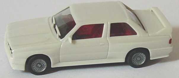 Foto 1:87 BMW M3 (E30) weiß (IA rot) herpa 020619