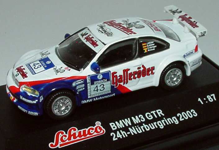 Foto 1:87 BMW M3 GTR (E46) 24h Nürburgring 2003 Hasseröder Nr.43, D.Müller/J.Müller/Huertgen/Duez Schuco 21782