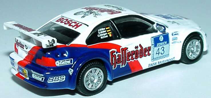 Foto 1:87 BMW M3 GTR (E46) 24h Nürburgring 2003 Hasseröder Nr.43, D.Müller/J.Müller/Huertgen/Duez Schuco 21782
