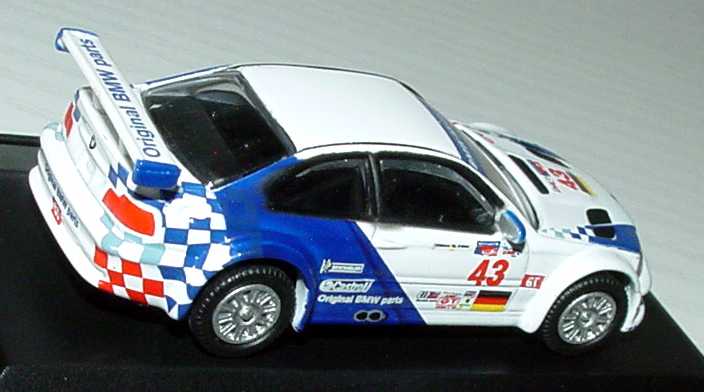 Foto 1:87 BMW M3 GTR (E46) Petite Le Mans 2001 BMW Motorsport Nr.43, Mueller Schuco 21657