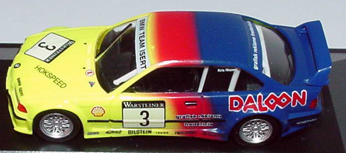 Foto 1:87 BMW M3 GTR Isert, Daloon Nr.3 , Nissen (ADAC GT Cup ´93) herpa 182867
