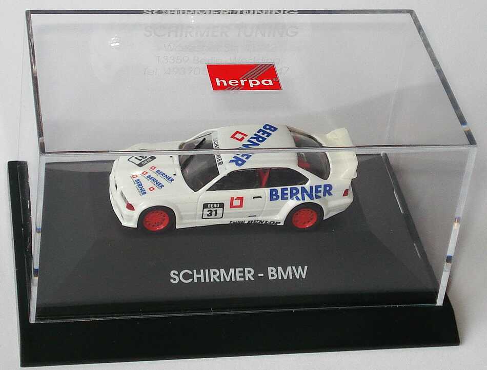 Foto 1:87 BMW M3 GTR Schirmer, Berner Nr.31, Schirmer Tuning, Berlin-Wedding herpa