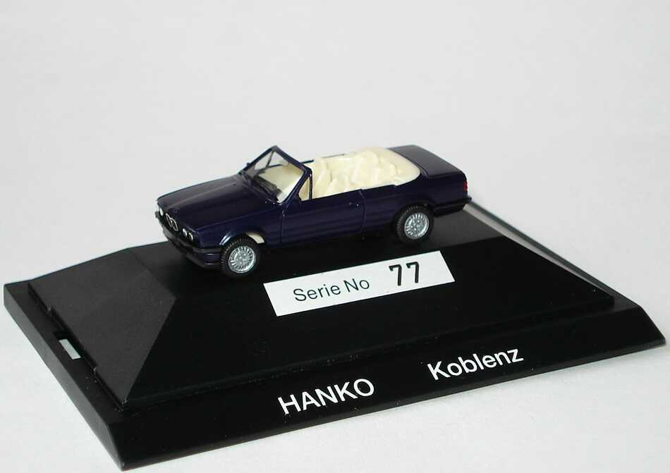 Foto 1:87 BMW Setpackung Hanko Koblenz (3er touring + 3er Cabrio + M3 + 5er + 7er + 850i + Z1), Auflage 80 Serien herpa