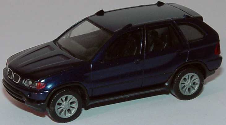 Foto 1:87 BMW X5 3.3d dunkelblau-met. (Bastelware) herpa