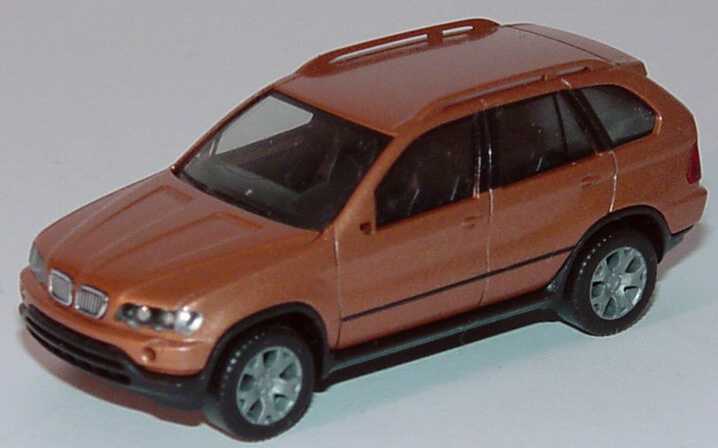 Foto 1:87 BMW X5 4.4i kupferbeige-met. (Bastelware) herpa 032841