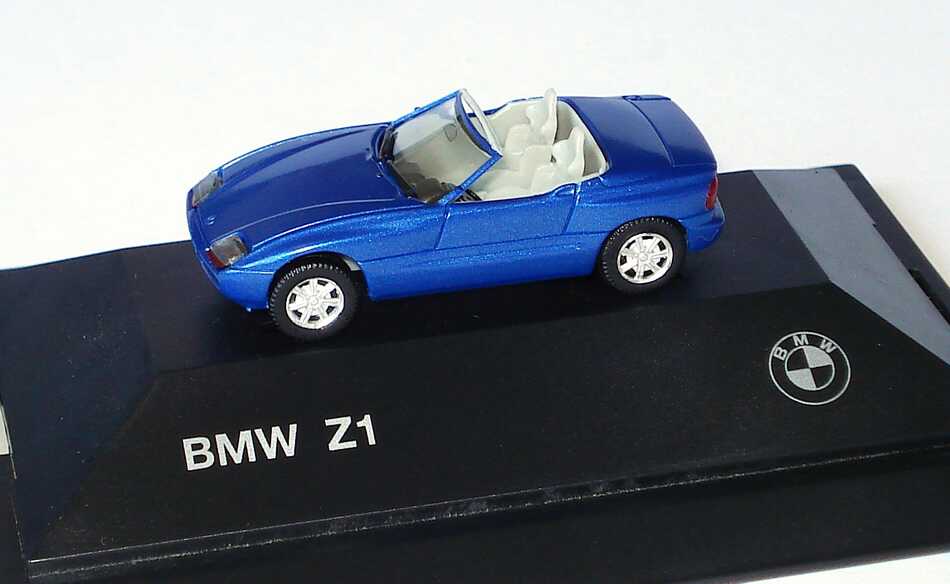 Foto 1:87 BMW Z1 blau-met. Werbemodell herpa