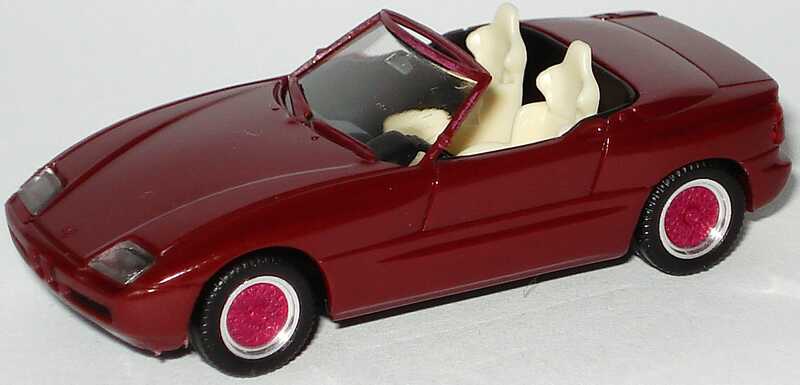 Foto 1:87 BMW Z1 dunkelweinrot, BBS-Felgen herpa 020749