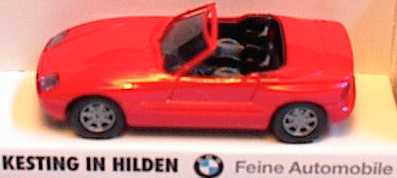 Foto 1:87 BMW Z1 rot Kesting in Hilden, BMW herpa